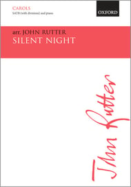 Silent Night SATB choral sheet music cover Thumbnail